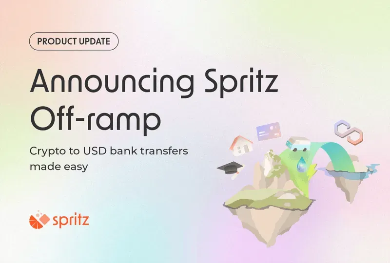 announcing spritz off-ramp crypto to usd bank transfer