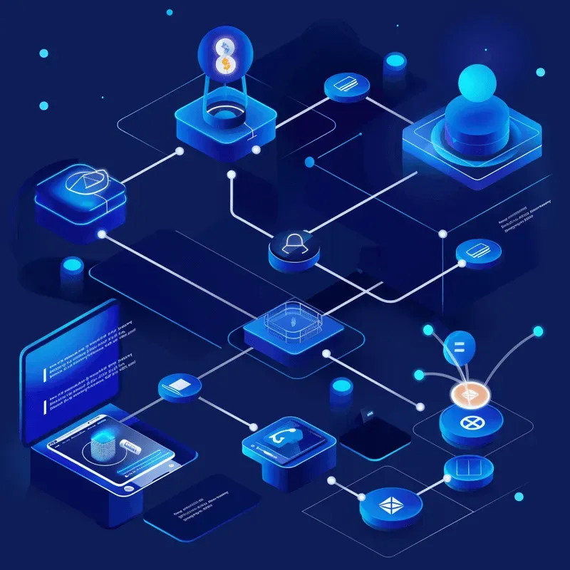 Flowchart illustrating the journey from Coinbase to alternative exchanges like KuCoin and Kraken, with a nod to Spritz Finance's unique services.