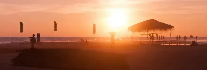 A sunny beach